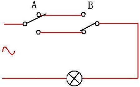 雙聯(lián)雙控開關(guān)接線圖 雙聯(lián)雙控開關(guān)接線圖